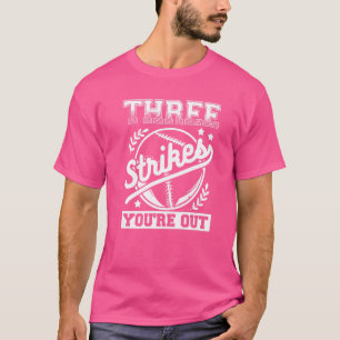 Camiseta Tres strikes y estás fuera Entrenador de jugador d