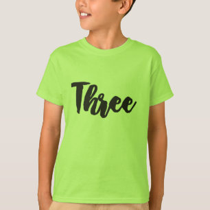 Camiseta Tres tercios cumpleaños tercer cumpleaños Mi hijo