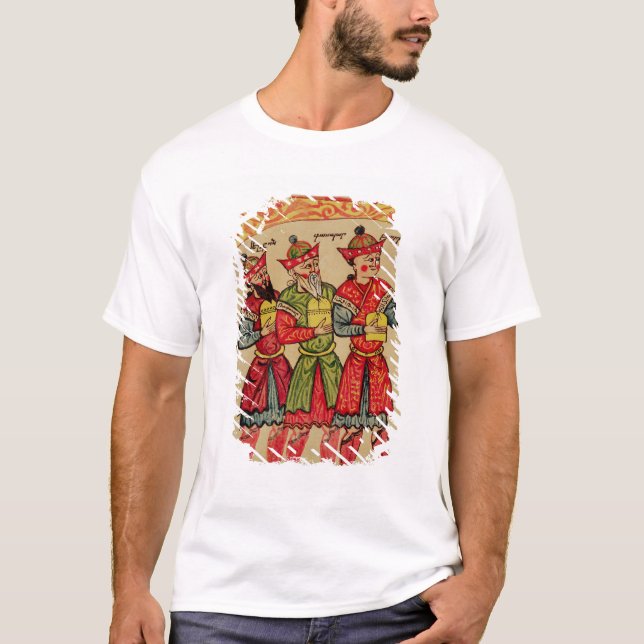 Camiseta Tres unos de los reyes magos, detalle de la (Anverso)