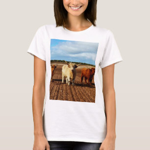 Camiseta Tres Vacas De Tierras Altas Muy Rigurosas,