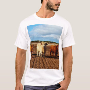 Camiseta Tres Vacas De Tierras Altas Muy Rigurosas,