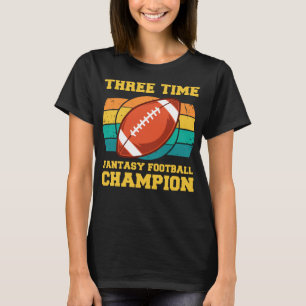 Camiseta Tres veces campeona de fútbol