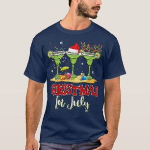 Camiseta Tres Vidrios de Margarita, Navidades de bebidas di
