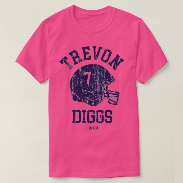 Camiseta Trevon Diggs Dallas Helmet Font TShirt (Diseño del anverso)