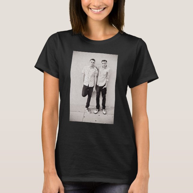Camiseta Trevor y Austin "Solo salgo con gemelos" (Anverso)