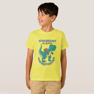Camiseta TREX Aplastando Kinder - Diseño de Dino Escolar