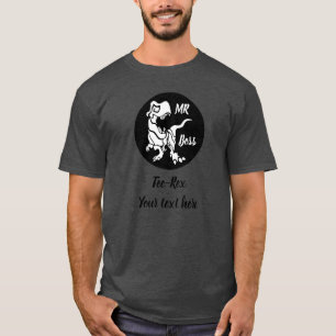 Camiseta Trex blanco el jefe Dino
