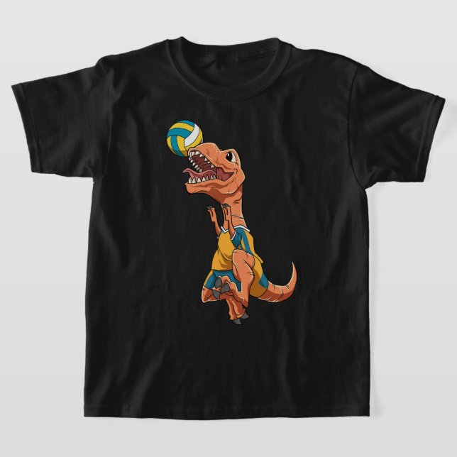 Camiseta TRex bloquea el voleibol de voleibol divertido de  (Distribución)
