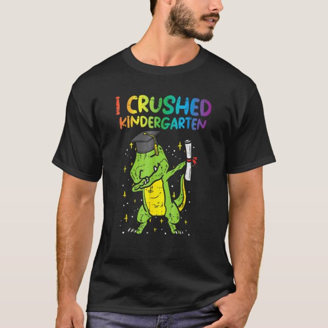 Camiseta Trex Dab Aplasté El Jardín Infantil El Día Pasado (Anverso)