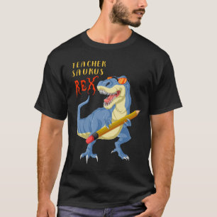 Camiseta trex de dinosaurio de profesor