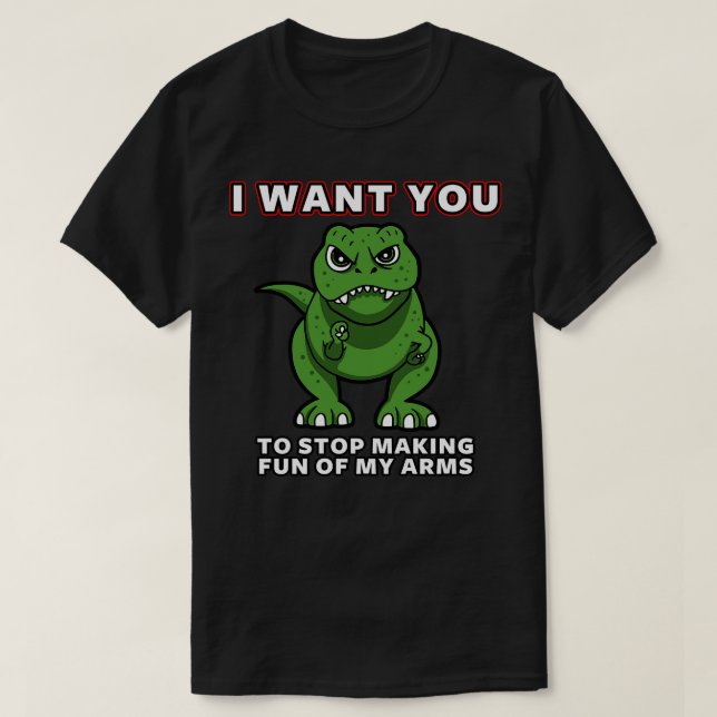 Camiseta TRex Dinosaur Divertido que te quiero un meme de é (Diseño del anverso)