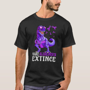 Camiseta Trex Dinosaur Hace Que Los Alzheimers Extingan Con