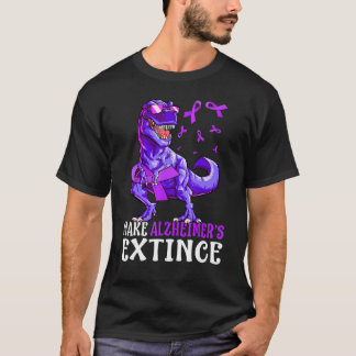 Camiseta Trex Dinosaur Hacer Enfermedad de Alzheimer Extint