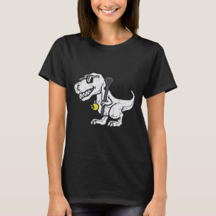Camiseta Trex Dinosaur Lacrosse Funny Lax Player Goalie Kid
