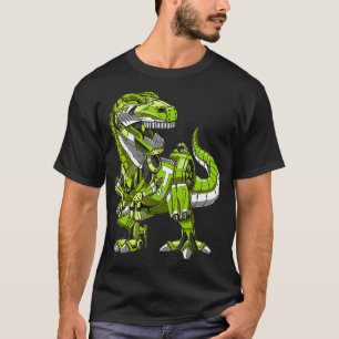 Camiseta TRex Dinosaur Robot Futuritic Science Fiction Boy