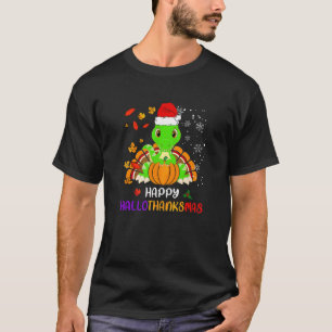 Camiseta Trex Dinosaur Thanksgiving Christmas Happy Halloth