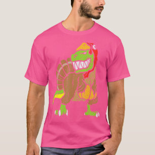 Camiseta Trex Dinosaur Turkey Divertido niño pequeño Thanks