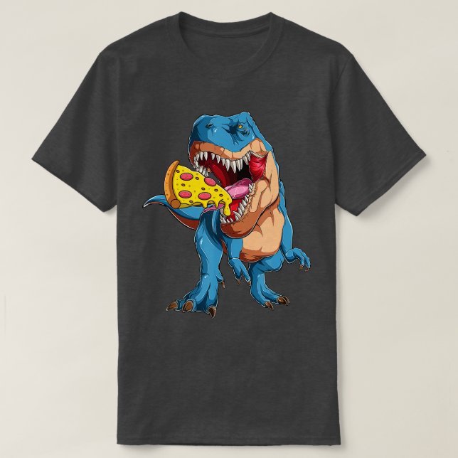 Camiseta TRex Eating Pizza Pizzasaurus Dinosaur Pizza Lover (Diseño del anverso)