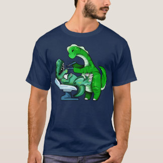 Camiseta TREX en el dentista Brachiosaurus