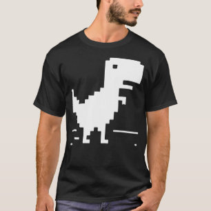 Camiseta TRex Geek Dinosaur Pixel Art Web Developer Nerd