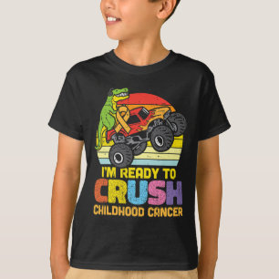 Camiseta Trex Monster Camión Destruye Los Awarenes Del Cánc