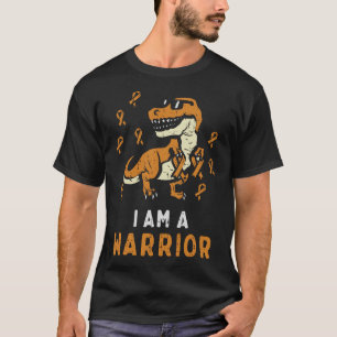 Camiseta Trex Naranja Ribbon Im A Warrior Leukemia Concienc