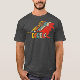 Camiseta Trex Retro Distress Gráfico con el estilo de los a