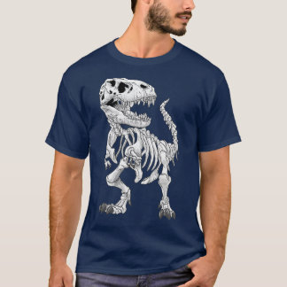 Camiseta TRex Skeleton Dino huesos paleontólogo Fossil