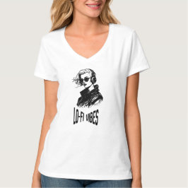 Camiseta Tri-Blend Arte Vector Vibraciones Lo-Fi