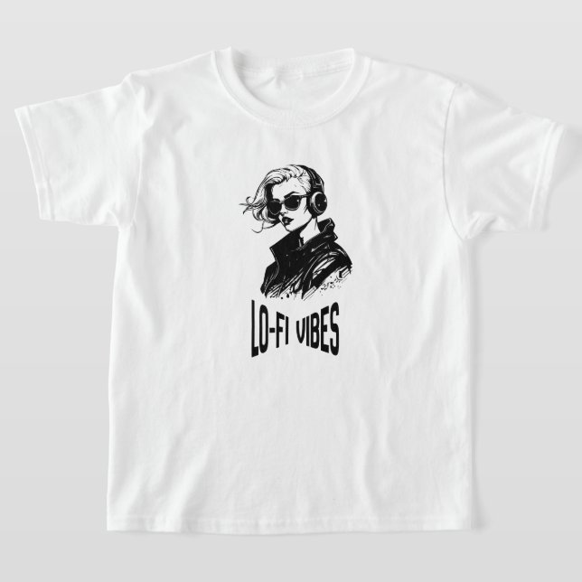 Camiseta Tri-Blend de Arte Vectorial Lo-Fi Vibes (Distribución)