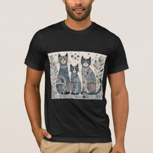 Camiseta Tri-Blend de gatos tranquilos