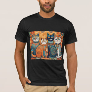 Camiseta Tri-Blend de gatos tranquilos 