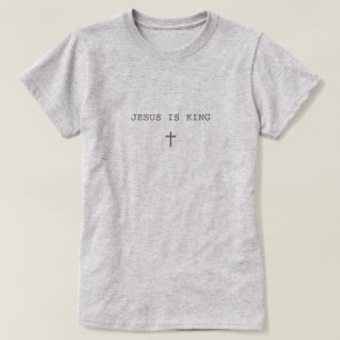 Camiseta tri-blend Jesús es Rey Cristiano