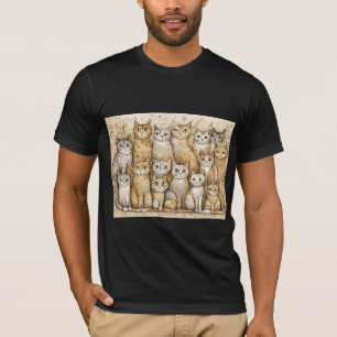 Camiseta Tri-Blend para calmar gatos