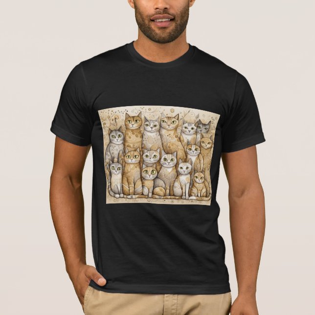 Camiseta Tri-Blend para calmar gatos (Anverso)