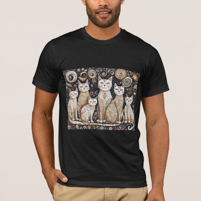 Camiseta Tri-Blend para calmar gatos (Anverso)