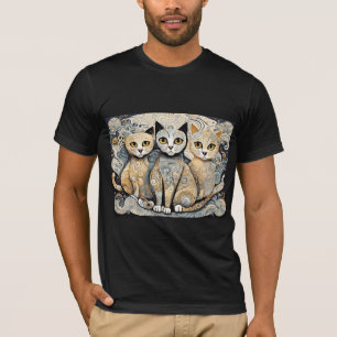 Camiseta Tri-Blend para calmar gatos