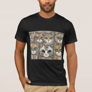 Camiseta Tri-Blend para calmar gatos 