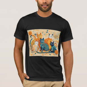 Camiseta Tri-Blend para calmar gatos