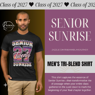 Camiseta Tri-Blend Senior Sunrise 2027 para Hombre