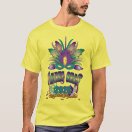 Camiseta Tri-feather Mardi Gras 2025