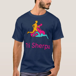 Camiseta Tri Sherpa Multicolor en negro