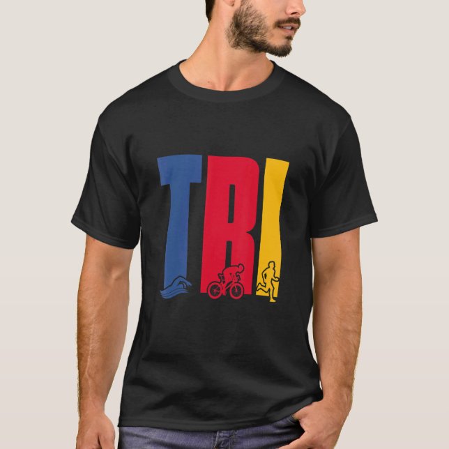 Camiseta Tri Triathlon (Anverso)