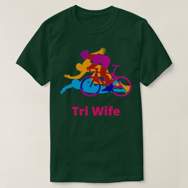 Camiseta Tri Wife (Diseño del anverso)