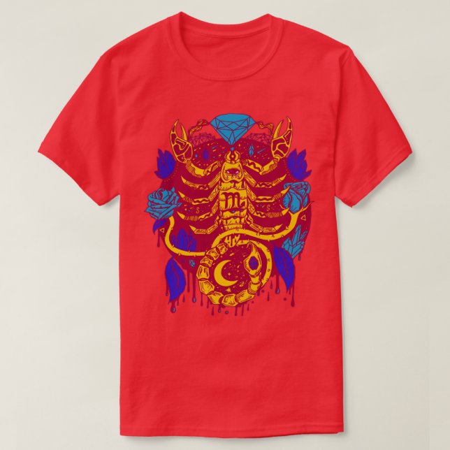Camiseta Triad Mística Escorpio Zodiac (Diseño del anverso)