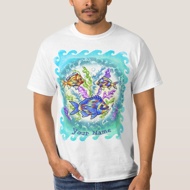 Camiseta Tríada de peces (Anverso)