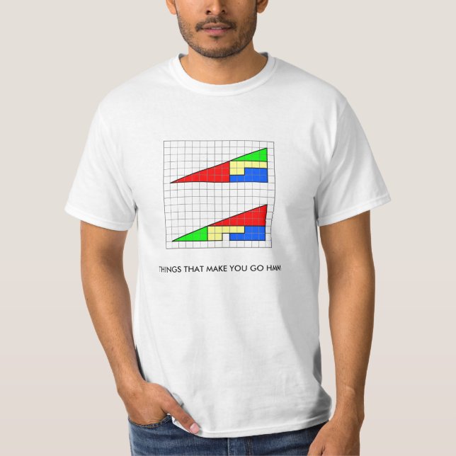 Camiseta triangle2, COSAS QUE HACEN que USTED VA HMM (Anverso)