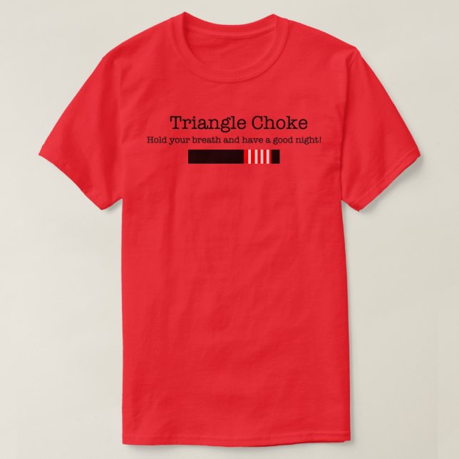 Camiseta Triangle choke BJJ (Diseño del anverso)