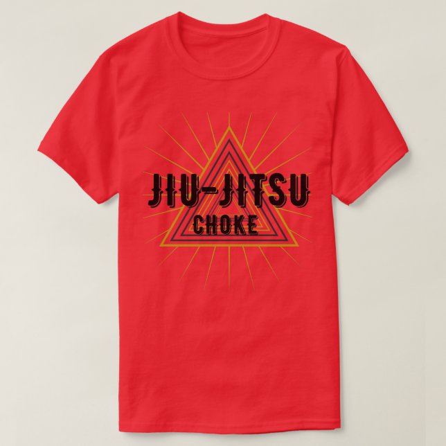 Camiseta Triangle choke JiuJitsu 1 (Diseño del anverso)