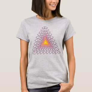 CAMISETA TRIANGLE GEOMETRIC ART TSHIRT.